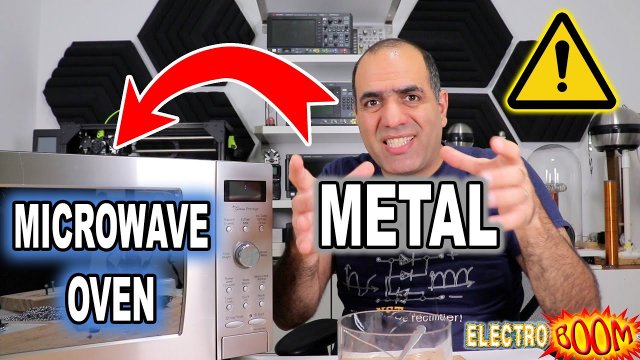 Co się stanie, jeśli włożysz metal do mikrofalówki?
