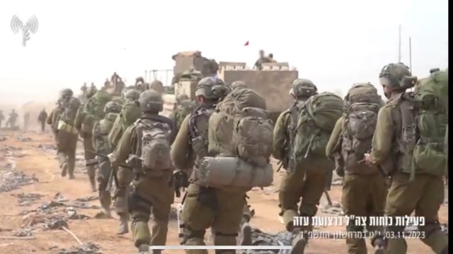Izraelskie Siły Obronne (IDF) pokazały nagranie, jak otaczają miasto Gaza [WIDEO]