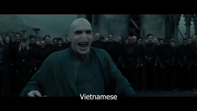 Śmiech Voldemorta w różnych wersjach językowych