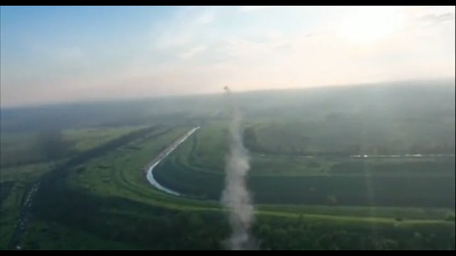Ukraiński UR-77 "Meteoryt" vs rosyjskie pozycje regionie Bachmutu
