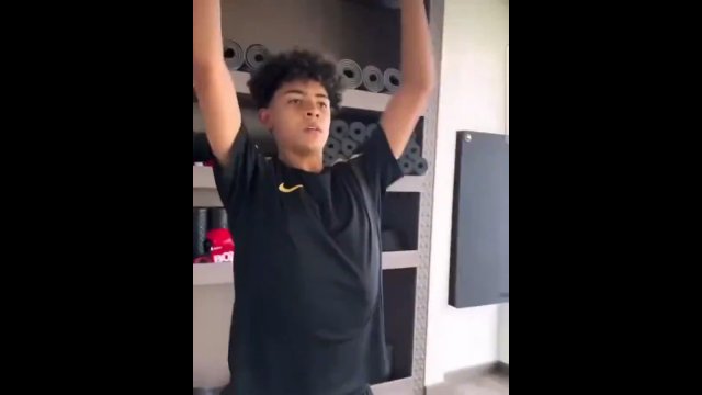Tak wygląda trening 14-letniego syna Cristiano Ronaldo