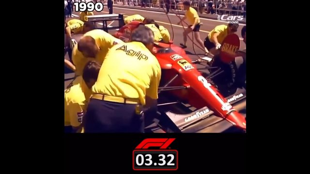 Pit stop w Formule 1 w roku 1990 vs 2023