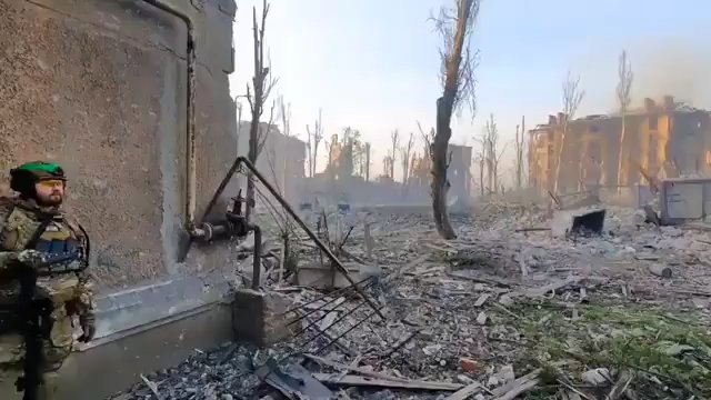 To nagranie jest potwierdzeniem obecności sił ukraińskich w Bachmucie