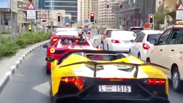 Lamborghini zapaliło się podczas jazdy