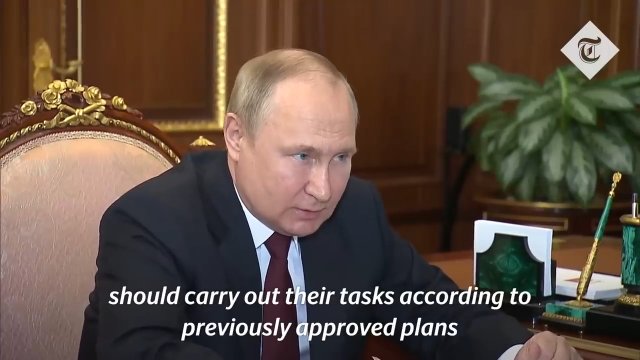 Putin przyznaje: "Jednostki powinny odpocząć"