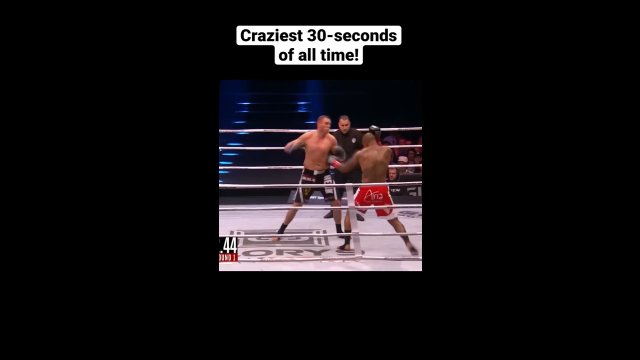 Co za szalone 30 sekund w walce bokserskiej!