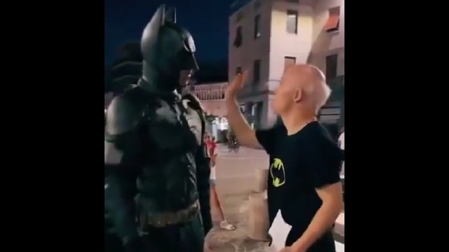 Batman zaskoczył swojego chorego fana