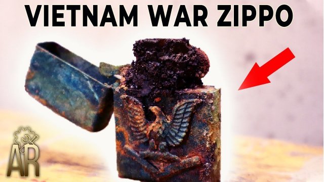 Renowacja starej zapalniczki Zippo z czasów wojny w Wietnamie