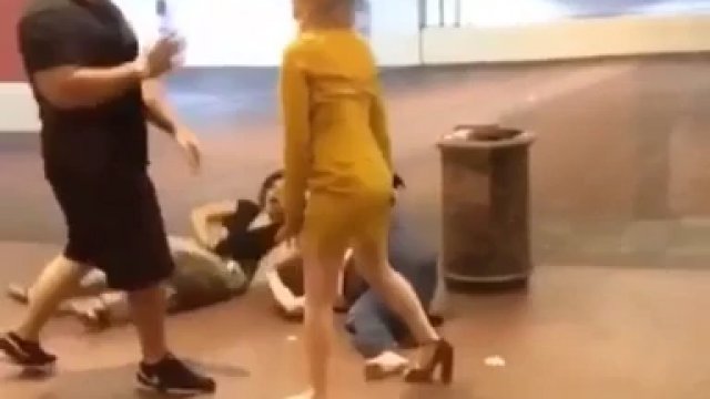 Kobieta groziła facetowi butem i została za to znokautowana