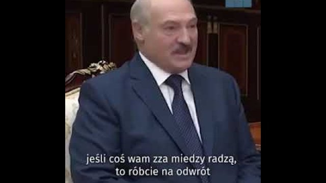 Sposób Łukaszenki na koronawirusa