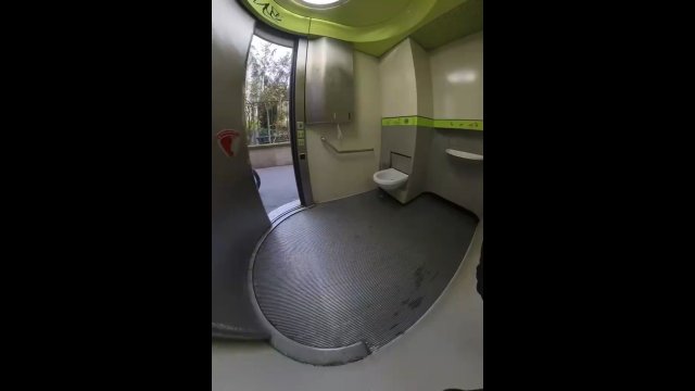 Tak działa samoczyszcząca toaleta publiczna w Paryżu [WIDEO]